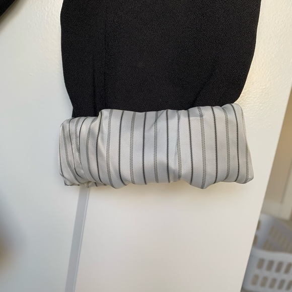 Black Dynamite Blazer with Striped Lining - Picture 5 of 7